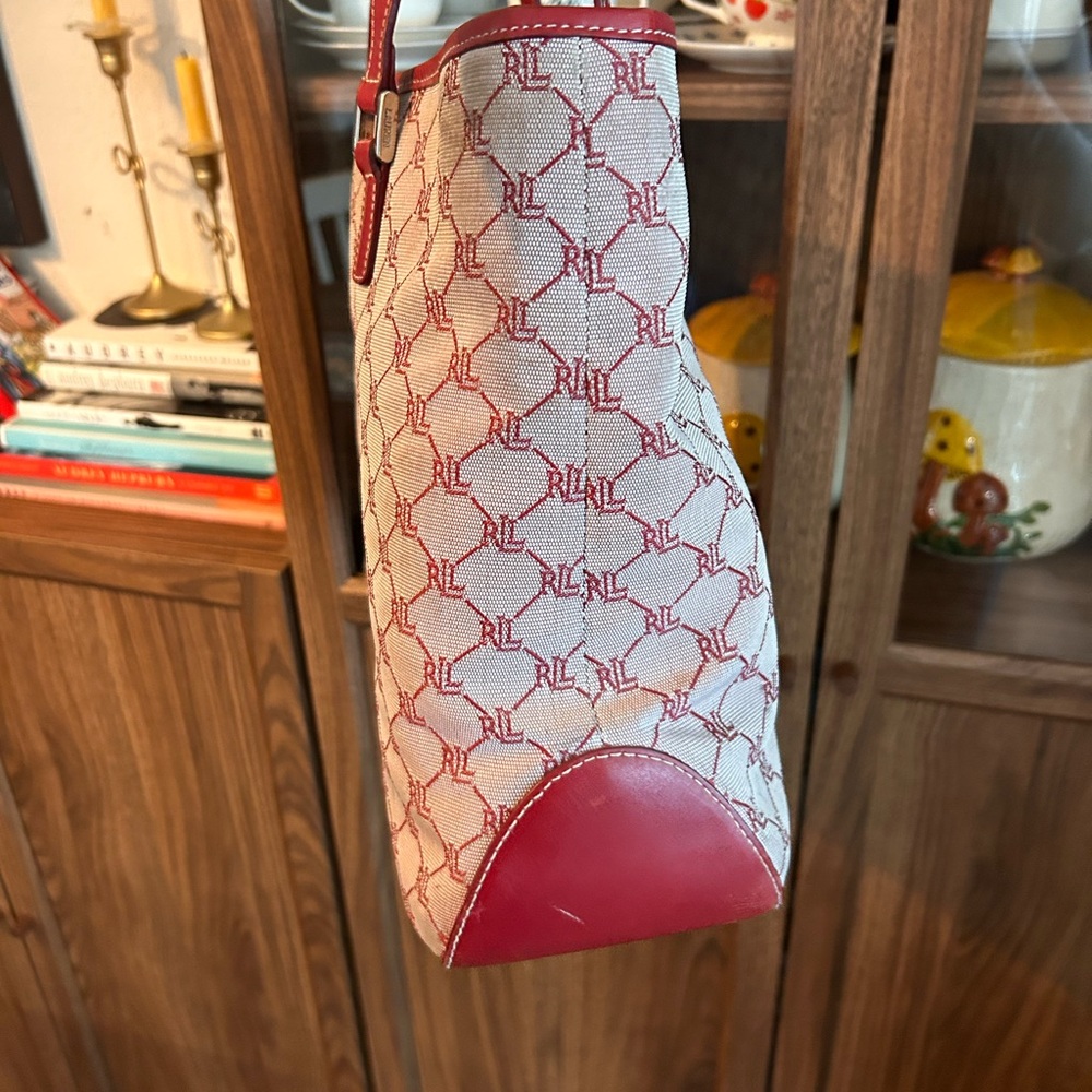 Lauren Ralph Lauren Canvas Tote - Picture 5 of 11